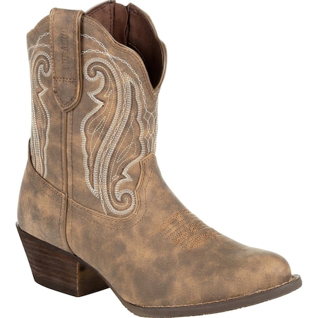Durango Women's Western Boot, 6.5 M, Leather, 8 in H, Driftwood DRD0372